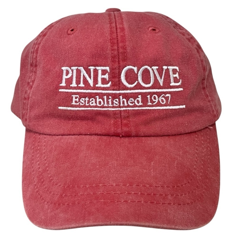 "Pine Cove" Adjustable Reddish Pink Ball Cap